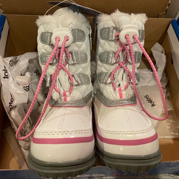 Totes toddler girls Winter Boots - size 8 - Picture 3 of 8